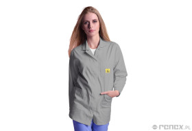 FARTUCH ESD STANDARD CIEMNY SZARY ROZMIAR 2XL