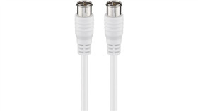 Kabel Przyłączeniowy Sat (80 Db), Szybkozłączka F, Podwójne Ekranowanie -...