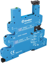 Finder 93.66.0.240 Gniazdo przekaźnika pałąk, dioda LED, EMC obwodu tłumiącego Pasuje do przekaźników serii: Finder seri