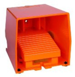 Wyłącznik nożny z osłoną met. bez blokady 1STOP.OZ XPER310