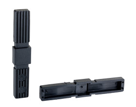 Złącze proste przewodów kwadratowych Złącze rurowe RS PRO Uchwyt złącza i łączenie