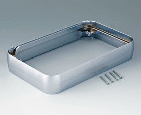 Intermediate ring, ABS, (L x W x H) 96 x 154 x 26 mm, gray, for enclosure, A9153011