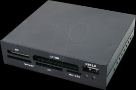 CR0012 Card Reader, internal, 3,5", USB 2.0, All-in-1