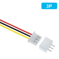 GNIAZDO DO PŁYTKI + WTYK Z KABLEM 20CM 3 PIN XH2.54 26AWG (PLKAB-XH03)