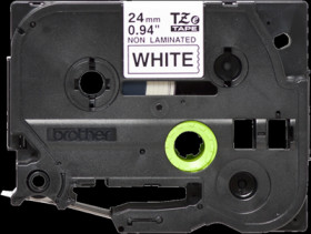 Labelling tape cartridge, 24 mm, tape white, font black, 8 m, TZE-N251