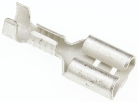 Konektor płaski Żeński 6.3 x 0.8mm Izolacja: Nieizolowane