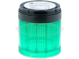 moduł światła pulsującego SLB zielony 7W 230VAC IP65 70mm nr 220506313 J.AUER