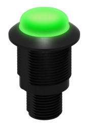 Wskaźnik do montażu panelowego S18L 10V dc, 30 V dc Czerwony Czarny Banner IP69K, IP67