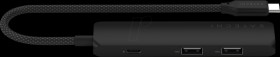 ST-P4SK Satechi USB-C 4-in-1 Slim multiport adapter 4K black