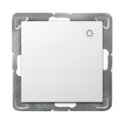 IMPRESJA Łącznik światło biały Ospel 6568