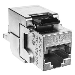 Moduł keystone RJ45 kat.6a STP SXKJ-10G-STP-BK-SA