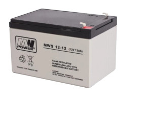 Akumulator VRLA AGM 12V 12Ah (żywotność 3-5lat) MWS 12-12