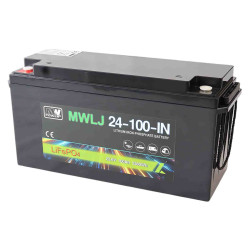 Akumulator MWLJ LiFePO4 25.6V 100Ah 2560Wh IN (24-100-IN)