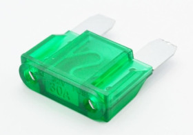 Bezpiecznik samochodowy nożowy 30A / 32V MAXI (zielony)