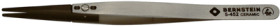 ESD Ceramic tweezers, uninsulated, antimagnetic, ceramic, 125 mm, 5-452