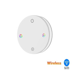 Pilot bezprzewodowy LED RGB/RGBW 3V okrągły