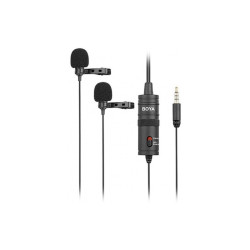 Mikrofon pojemnościowy BY-M1DM x2 "BOYA AUDIO" krawatowy professional