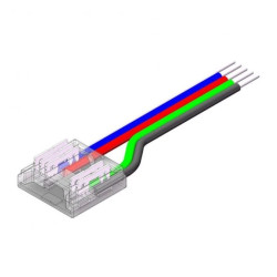 Złącze do taśmy LED - MC - RGBW 12mm - COB - jednostronne z przewodem - ED00033897