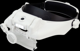 KBLP60 Premium LED headband magnifier with six lenses