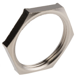 Nakrętka do dławnic kablowych gwint: M32 Mosiądz platerowany niklem , kolor: srebrny Lapp