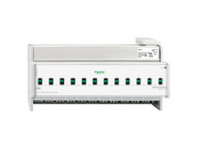 KNX Aktor załączający REG-K 12x 230 V 16 A jasnoszary z uruchomieniem ręcznym MTN648493 SCHNEIDER ELECTRIC