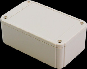 ABS enclosure, (L x W x H) 105 x 65 x 40 mm, black (RAL 9005), IP54, RL6175