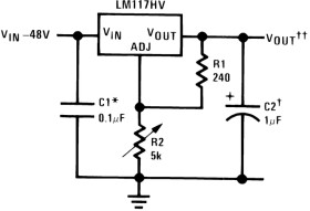 1.5-A, 60-V, adjustable linear voltage regulator