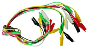 KROKODYLEK z KABELKIEM 32mm zestaw 5 SZT