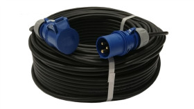 Przedłużacz Kempingowy Elcord Cee 16A-3 230V Ip44 50M H07rn-F 3G2,5 (Gumowy...