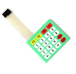 4x5 Self-Adhesive Membrane Keypad Arduino