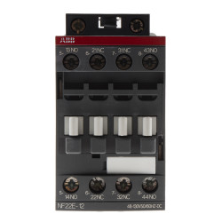 Przekaźnik pomocniczy 110 V AC ABB styki: 4 6 A 2NO + 2NC Śruba 1SBH137001R1222 NF22E-12