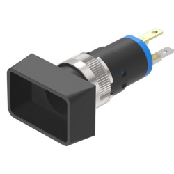 Element wykonawczy przycisku, Siłownik, do uzytku z: Urządzenia przełączające, Czarny, Utrzymane