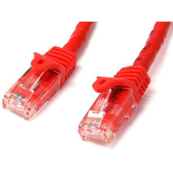 StarTech N6PATC1MRD 1m Red Snagless Cat6 UTP Patch Cable - ETL Verified
