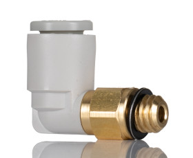 Złączka pneumatyczna M6 męskie Wciskane 6 mm SMC Adapter gwintowany kolankowy M6 męskie