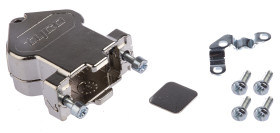 Osłona tylna D-Sub 9 -pinowe Stal Kątowy TE Connectivity E