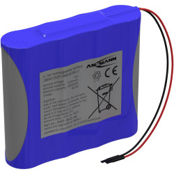 Ansmann 2447-3043-40 Battery Pack 4x 18650 Li-ion 7.2V 6700mAh