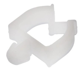 Zacisk kablowy Klamry kablowe, 6.4mm, materiał: Nylon 66, 7.9 x 3.8 x 9.7mm, RS PRO