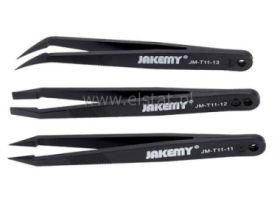 Komplet pęset 3szt JM-T11 antystatycznych