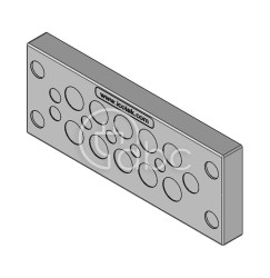 Przepust kablowy niedzielony KEL-DPU 24, na 17 przewodów, 43934