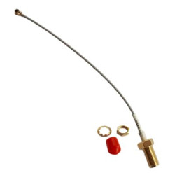 Kabel złącze A IPEX MHF złacze B SMA długość 1.13mm typ kabla RG7 Z zakończeniem