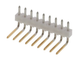 Molex Listwa kołkowa, męska, standardowa Ilość pinów 9 Wymiary siatki: 2.54 mm 22122091 1 szt. towar pakowany luzem