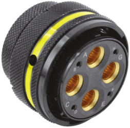 Złącze wielostykowe przemysłowe 4-pinowe Montaż na kablu Wtyczka Souriau Sunbank by Eaton