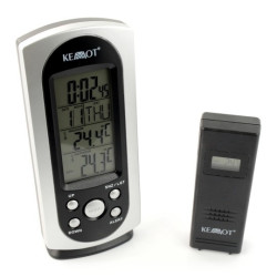 Stacja pogodowa Kemot URZ3255 z czujnikiem zewnętrznym