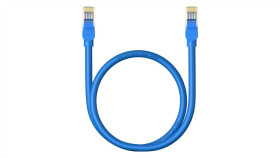 Kabel Ethernet Baseus High Speed Cat 6 Rj-45 1000Mb/S 0.5M Okrągły - Niebieski