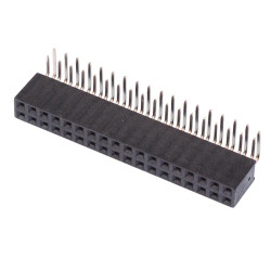 36-Way Double Row Right Angle PCB Socket 2.54mm