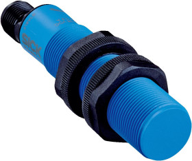 Czujnik zbliżeniowy M18 Pojemnościowy 8 mm SICK Wpuszczany 10 → 30 V dc długość 81mm Gwintowany