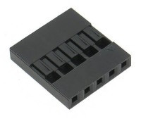 JS-05/5 Złącze do listew PH 2.54 mini-latch zaciskane na kable 1x5pin - 5-stykowe ( + terminale) - kpl. 5 szt.