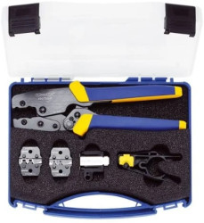 Zaciskarka do złącz MC4, Zaciskarka KLAUKE do złączek MC4, MC3 - SOLAR, pozycjoner do mc4 / ściągacz izolacji 1,5-6 mm2 /K907MC