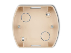 TREND Puszka montażowa pozioma 1 pojedyncza beżowy 1PTH-1 KARLIK