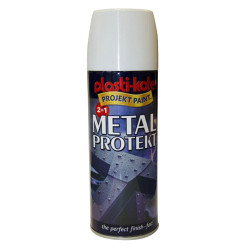 PlastiKote 440.0001286.076 1286 Metal Protekt Spray Gloss White 400ml